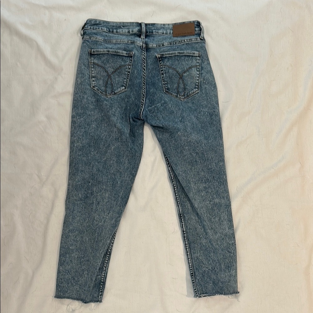 Calvin Klein Women's Blue Jeans - Picture 4 of 4